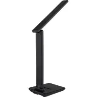 Globo Tischleuchte Kunststoff Schwarz Matt, 1xled