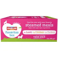 Smolke Smølke Favørites Box Kombipackung Frisch gedämpftes Nassfutter Hund
