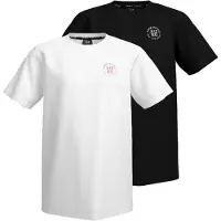 H.I.S. T-Shirt in schwarz/weiß | Gr.: 128/134