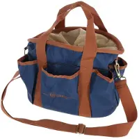 Covalliero Putztasche Grooming Bag dunkelblau / cognac Onesize