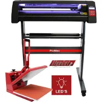 Monster 720mm LED Schneideplotter inklusive 38cm Transferpresse & Software