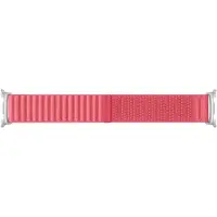 Samsung Original Fabric Armband für Galaxy Watch 8 (40/44mm) / Classic (46mm) - Größe M/L - Rot