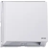 Gira 1163 66, Weiß, Schraubenlos, , IP20, 55 mm, 55 mm