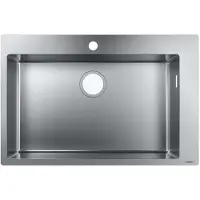 Hansgrohe S71 S711-F660 Einbauspüle 660, Edelstahl