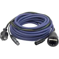 DAP FP09 – Schuko/XLR F – Schuko/XLR M – Audio/Strom 15 m