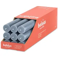 Bolsius Stabkerzen Rustik, 23/270 mm, Himmelblau, , Brenndauer ca. 13h, 9 Stück pro Verpackung
