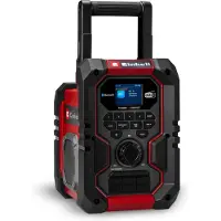 Einhell Te-Cr 18 Li Akku-Radio Dab+ Fm Bluetooth AUX USB Rot/Schwarz