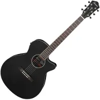 Ibanez AEG7MH Weathered Black Open Pore