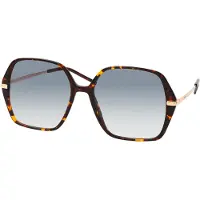 HUGO BOSS BOSS 1660/S Damen-Sonnenbrille Vollrand Quadratisch Acetat-Gestell, braun