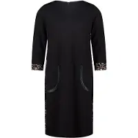Betty Barclay Jerseykleid mit Eingrifftaschen in Schwarz | Gr.: 38