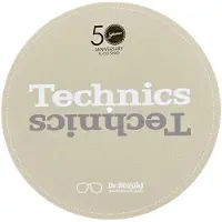 Dr. Suzuki Meets Technics Mix Edition Slipmats - 50th Anniversary Biege