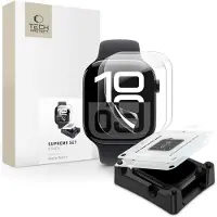 TechProtection Supreme Hydrogel Film Set 2-pack for Apple Watch 10 42 mm - transparent