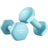 Songmics Kurzhanteln 2er-Set türkis SYL904Q01