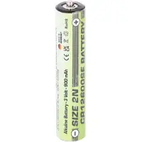 AccuCell Ersatzbatterie passend für Sanyo Batterie CR12600SE Size 2N, FDK CR12600SE 3 Volt 900mAh Alkaline