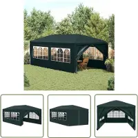 The Living Store Partyzelt 3x6 m Grün