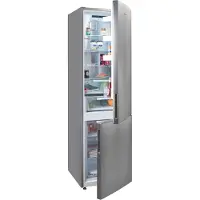 Bauknecht KGDNF 203 A, 355 l, NoFrost-Funktion (Kühleinheit), SN-T, 10 kg/24h, A, Edelstahl