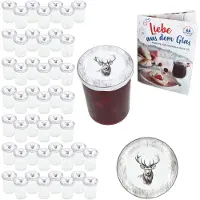 MamboCat 50er Set Sturzglas 435ml Einmachglas + TO-Deckel 82 Alois Hirsch + Heft