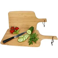 MamboCat 2er Set Schneidebrett Binny Bambus 46x23x1,5cm - 24501352