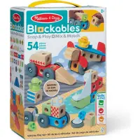 Melissa & Doug Blockables Vehicles 806013 Bauspiel