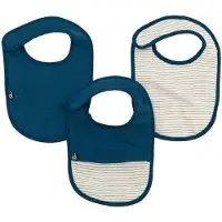 DOMIVA Bib Domiva Blau Baumwolle Set - 3 Stück für Kinder