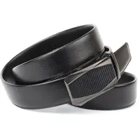Anthoni Crown Ledergürtel , Herren, Gr. 100, schwarz, Rindsleder, Gürtel Ledergürtel, geschwärzte Schließe, leichte Oberflächennarbung