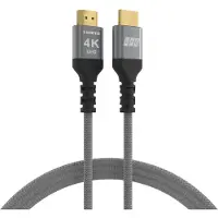 EFB Elektronik EFB HighSpeed HDMI Cable with Ethernet 4K60Hz 18 Gbit/s 5m gray compatible with HDMI 2.0