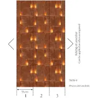 Living Walls Vliestapete "Fototapete 3D Backstein Rostbraun erweiterbar" Motiv strukturiert