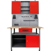 Ondis24 Werkstatt-Set 120 cm, mit LED