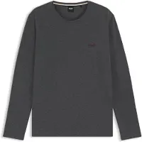 BOSS Longsleeve aus Stretch-Baumwolle mit Logo-Stickerei Grösse S