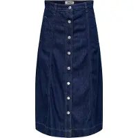 ONLY A-Linien Rock in Medium Blue Denim | Gr.: S