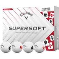 Callaway Golfbälle Supersoft LTD 2025 Aces 12er Pack , weiss