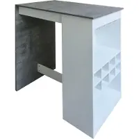HTI Küchenbar Lisa Beton Weiss