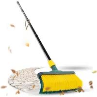 OEM Premium Kunstgrasbeutelbezemer Mit Stahl 30 cm – Ideal Für Camping, Straßenbezeme und Krabben