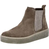 Gabor Plateaustiefelette "Stiefelette Veloursleder/Textil"