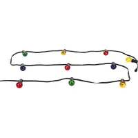 Globo Lighting Lichterkette Kunststoff schwarz, 10xE27