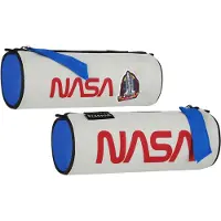 Nobrand NASA Federmäppchen für Schule, grau, 8 x 22 x 8 cm, für Kinder ab 3 Jahren