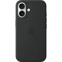 Apple Original iPhone 16 Hülle - Silikon - Backcover/Soft Case - Schwarz