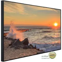 Papermoon Infrarotheizung »EcoHeat - Cape Hatteras Beach«, Matt-Effekt - bunt