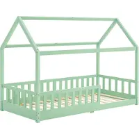 Juskys Kinderbett Marli - 90 x 200 cm - Mint