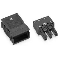 Wago 770-103 BUCHSENTEIL 3P. SCHWARZ