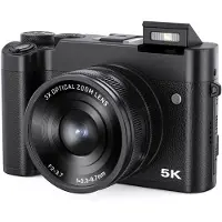 INF 5K-Digitalkamera, Videokamera, 64 MP, 3-facher Zoom