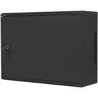 Lanberg Nástěnná jednodílná skříň 19", 4U+3U/540x200, (dodávané složené), nízkoprofilová, plné dveř