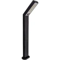 Chilitec Solar LED-Pollerleuchte SWL-78, 1,8 W, 3000 K, IP44, schwarz