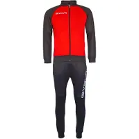 Givova Cuba Rot-Schwarzes Sportset - XXL