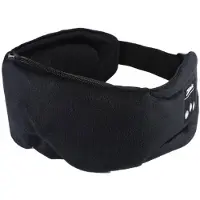 INF Schlafkopfhörer / Schlafmaske mit integrierten kabellosen Kopfhörern Black