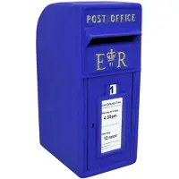 MonsterShop Royal Mail Post Box Gusseisen Säule ER Büro Brief Mail Wandmontage Post