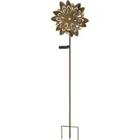 Globo Solarleuchte Garten Außen Solarlampe Kugel Erdspieß Windrad Solar 36578