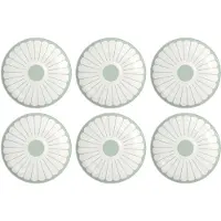 Villeroy & Boch Untertasse "Kaffeeuntertassen Fleur Couleur ø 14,8 cm 6er Set" Spülmaschinenfest, Mikrowellensicher