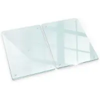 Tulup HERDABDECKPLATTE (2stk.) 40x52 cm Transparent