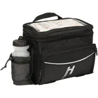 Haberland Lenkertasche 10l Max Plus schwarz - vielseitige Lenkertasche mit KL....